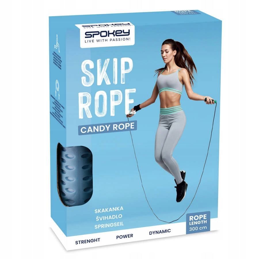 Boxing Jump Rope With Bearings For Exercise Fitness Cardio Adjustable 300 cm Kind made of plastic