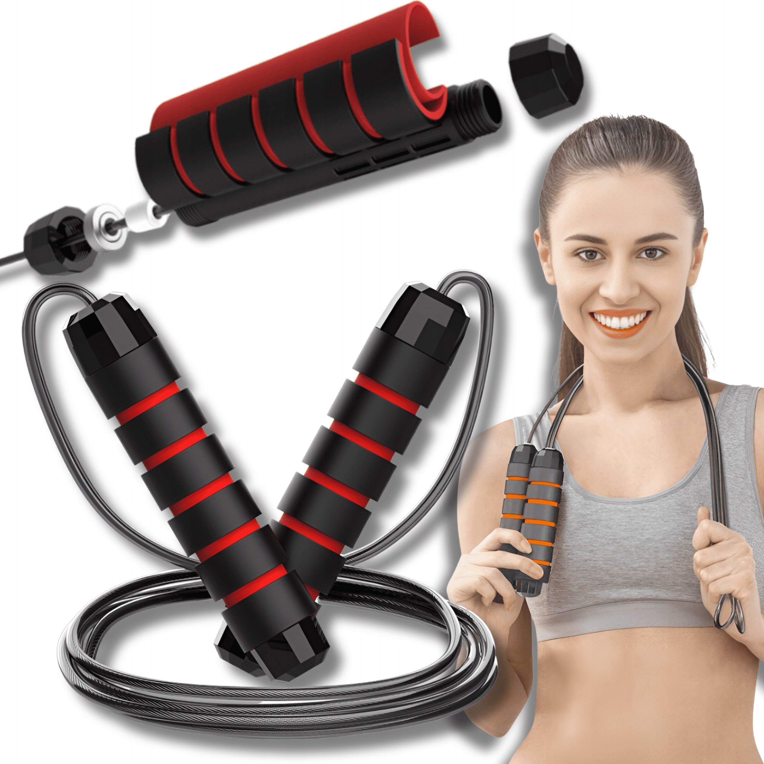 Boxing Jump Rope for Adult Children Adjustable Interactive with Bearings