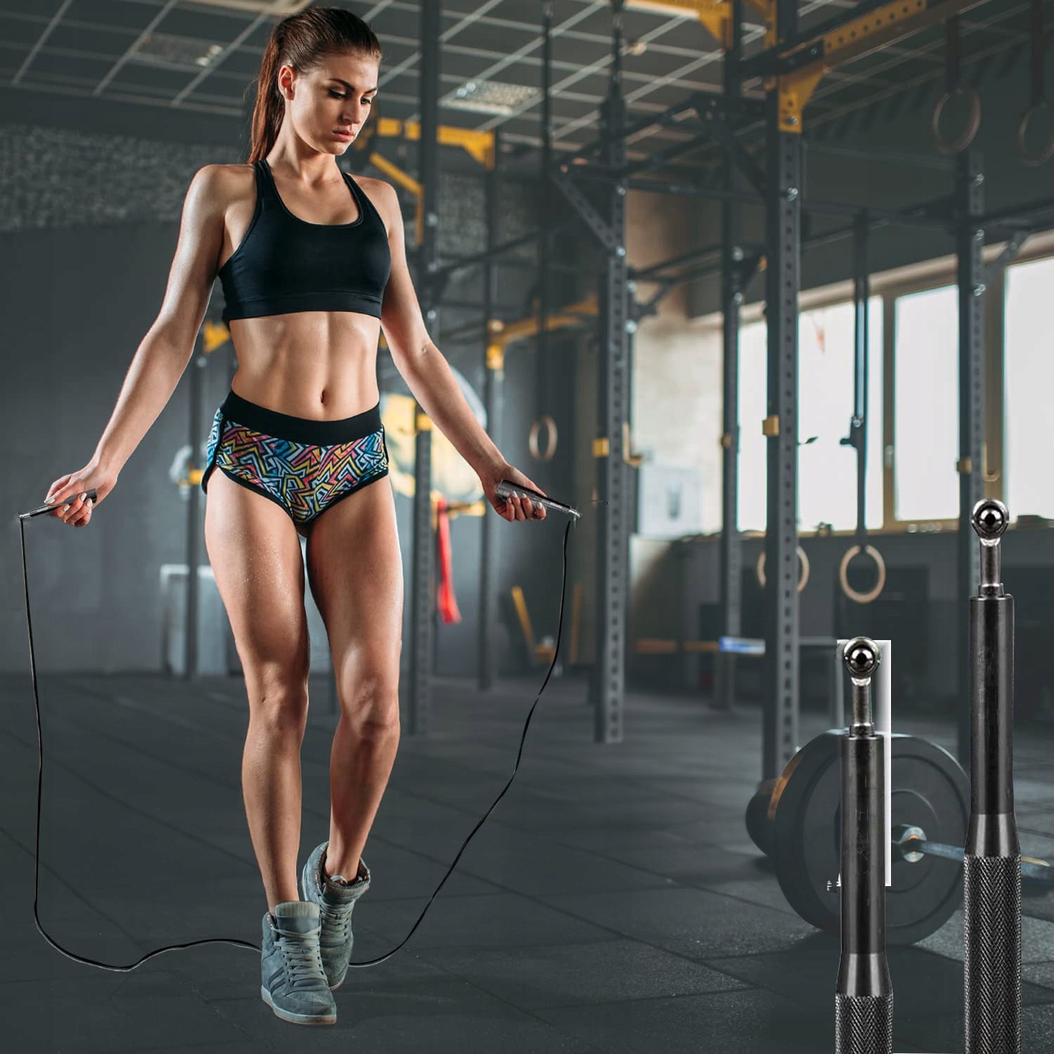 Boxing Jump Rope with Training Bearing Adjustable for Crossfit Exercises 3m Brand Vitolog
