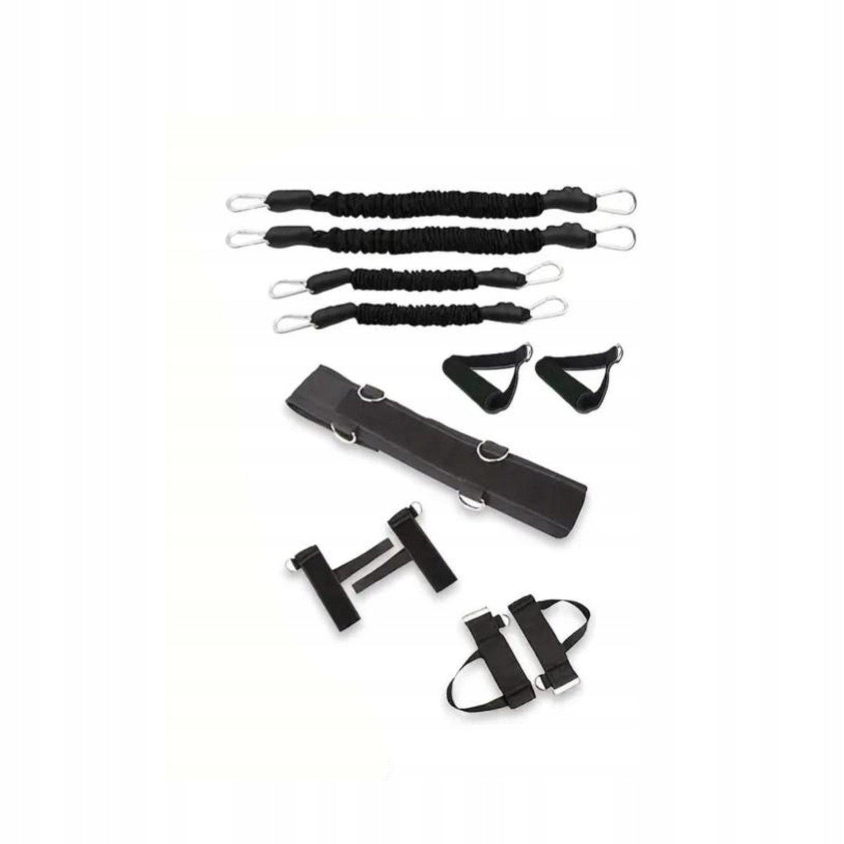Boxing Resistance Bands Set, 150lb, Arm & Leg Strength, Home Gym, Black