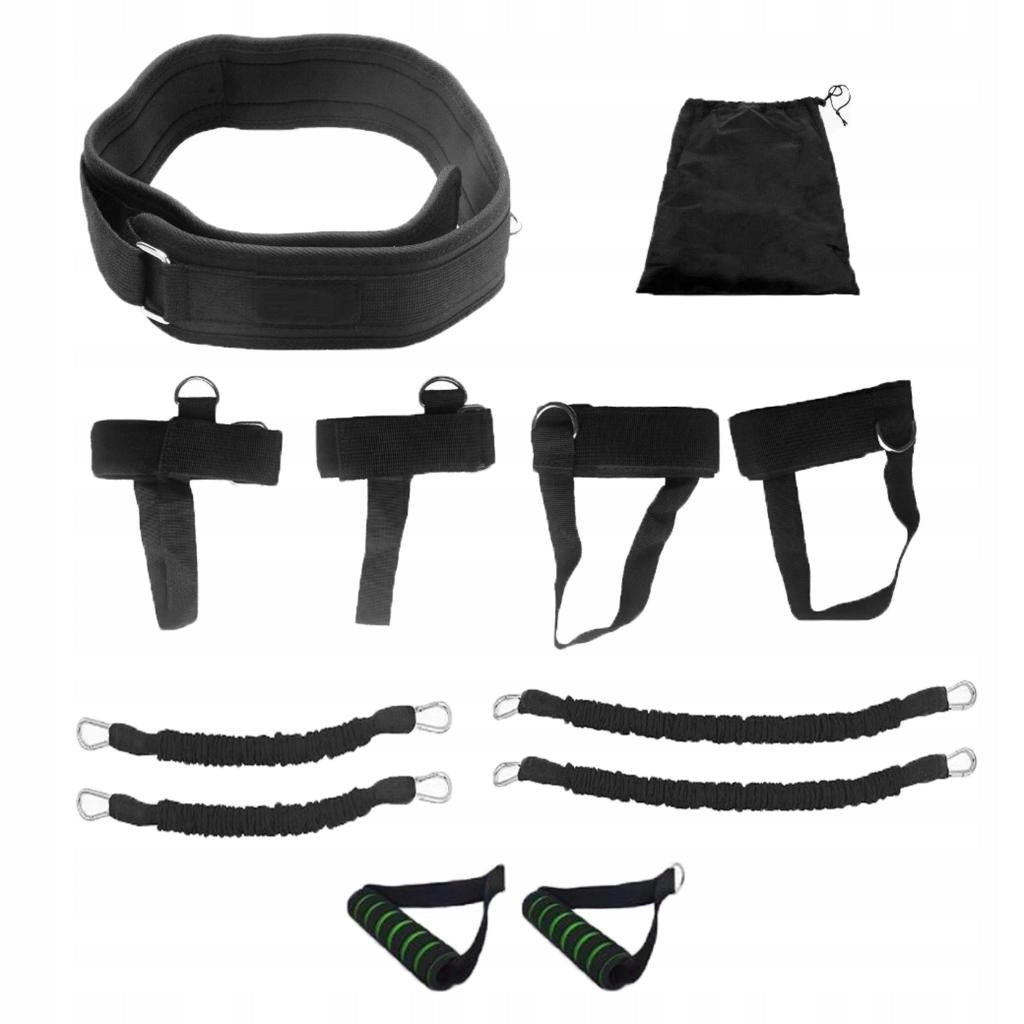 Boxing Resistance Bands Set Fitness Elastic Straps Strength Trainer 30lbs