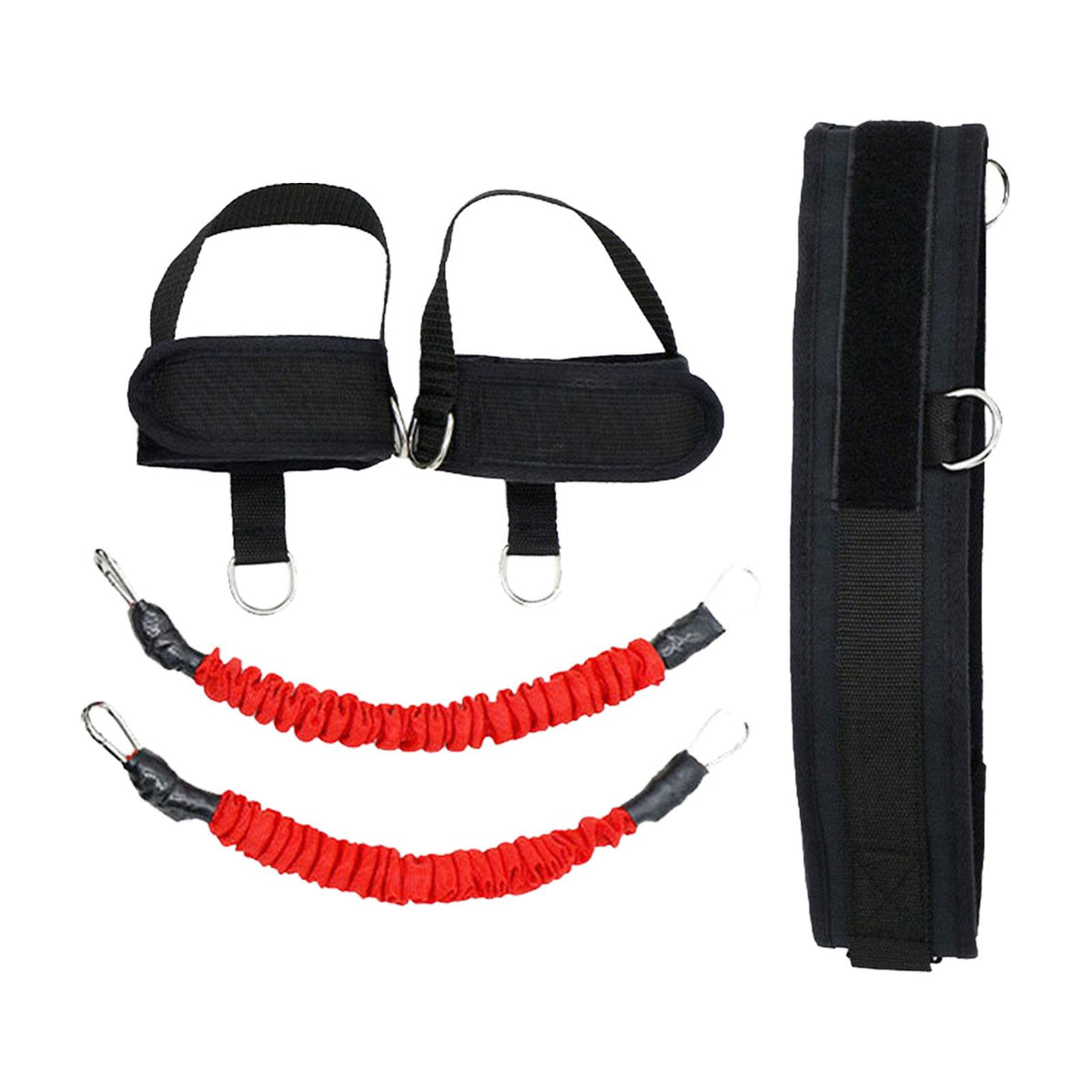 Boxing Resistance Bands Set Speed Agility Training Jumping red 50 pounds