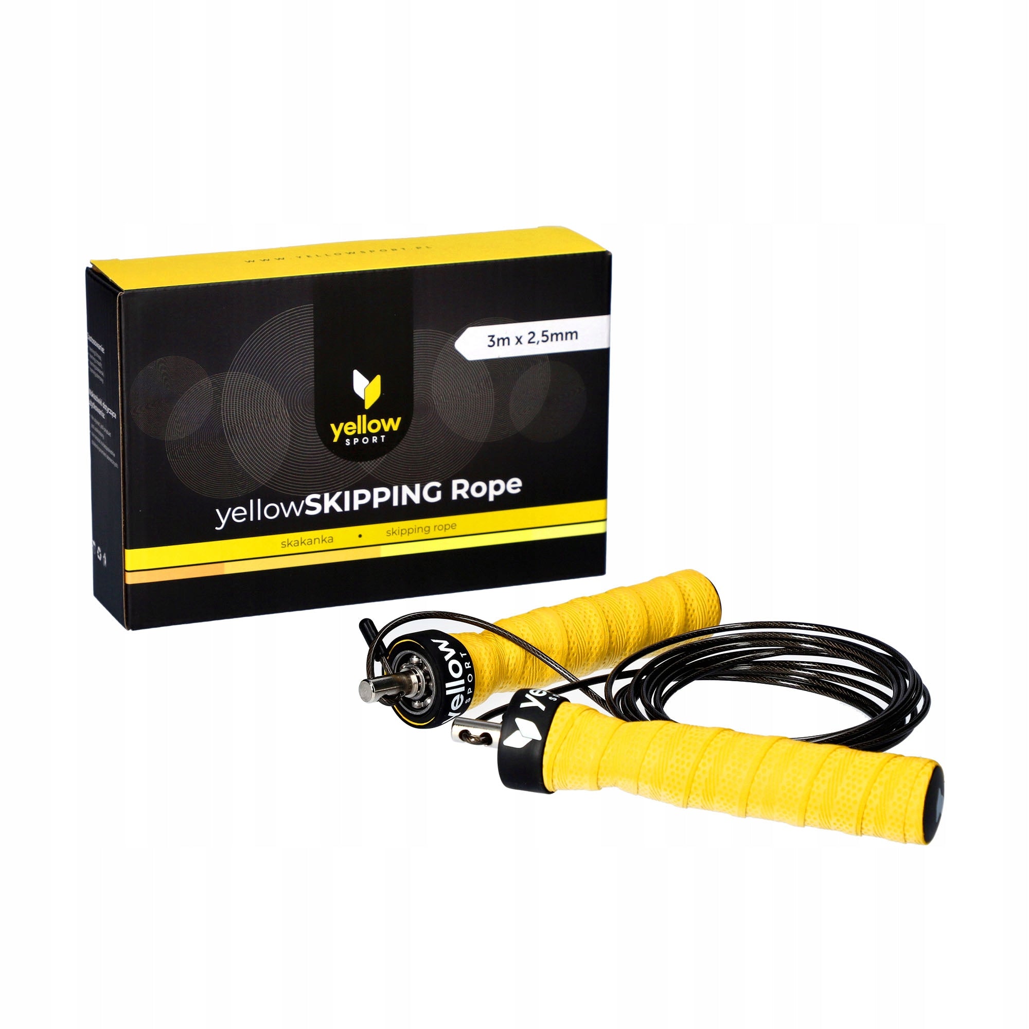 Boxing Sports Jump Rope Adjustable with Non-Slip Crossfit Bearings Manufacturer code YSR-Y