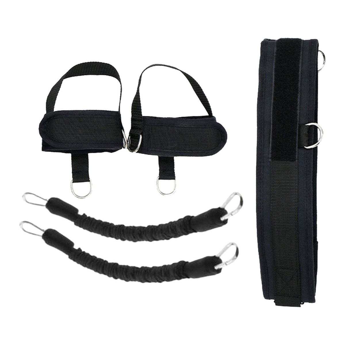 Boxing Training Resistance Band Leg Strength Training black 70 pounds Packaging status original