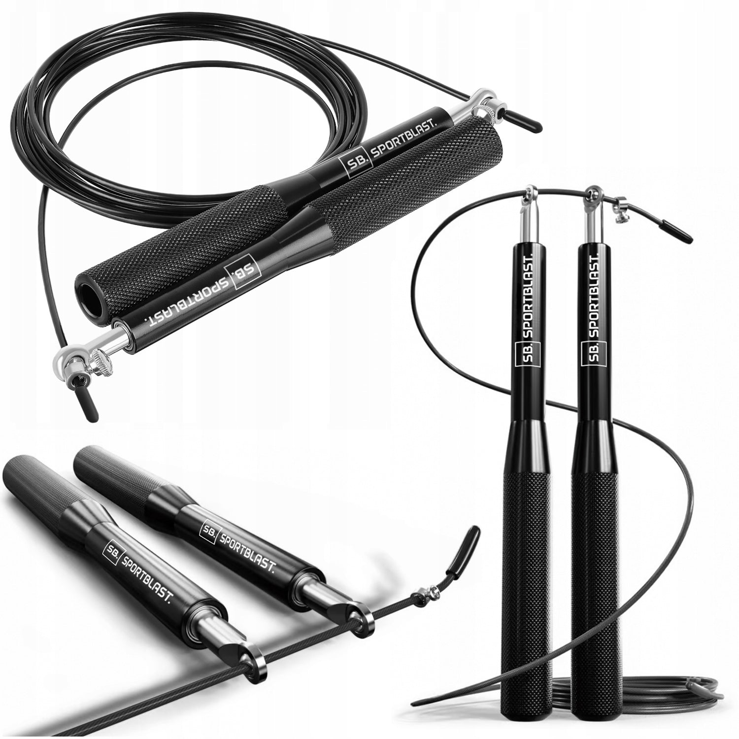 Boxing jump rope with bearings 3m adjustable fast FITNESS CROSSFIT CARDIO