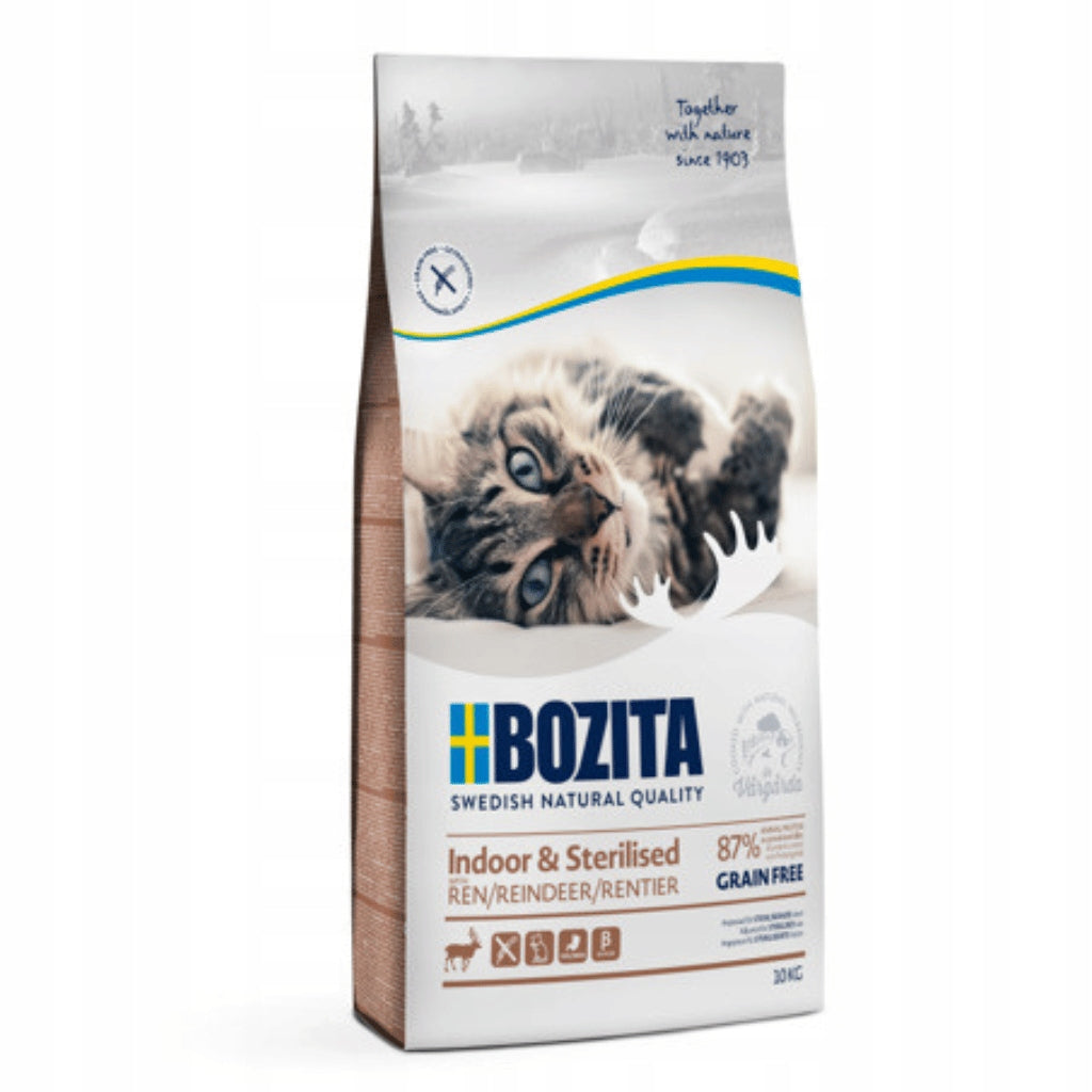 Bozita Indoor & Sterilized Grain Free Reindeer 10kg