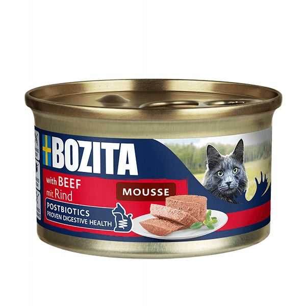 Bozita Mousse Beef Fluffy Cat Mousse BEEF Can 85g Brand Bozita