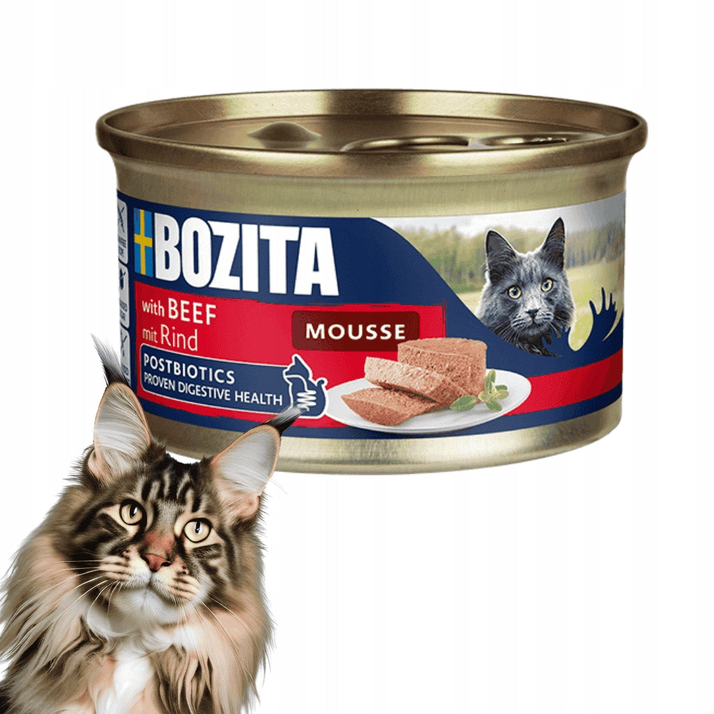 Bozita Mousse Beef Fluffy Cat Mousse BEEF Can 85g