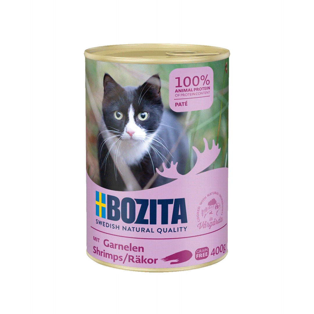 Bozita can wet cat food with shrimps 400g Manufacturer code 7300330657121