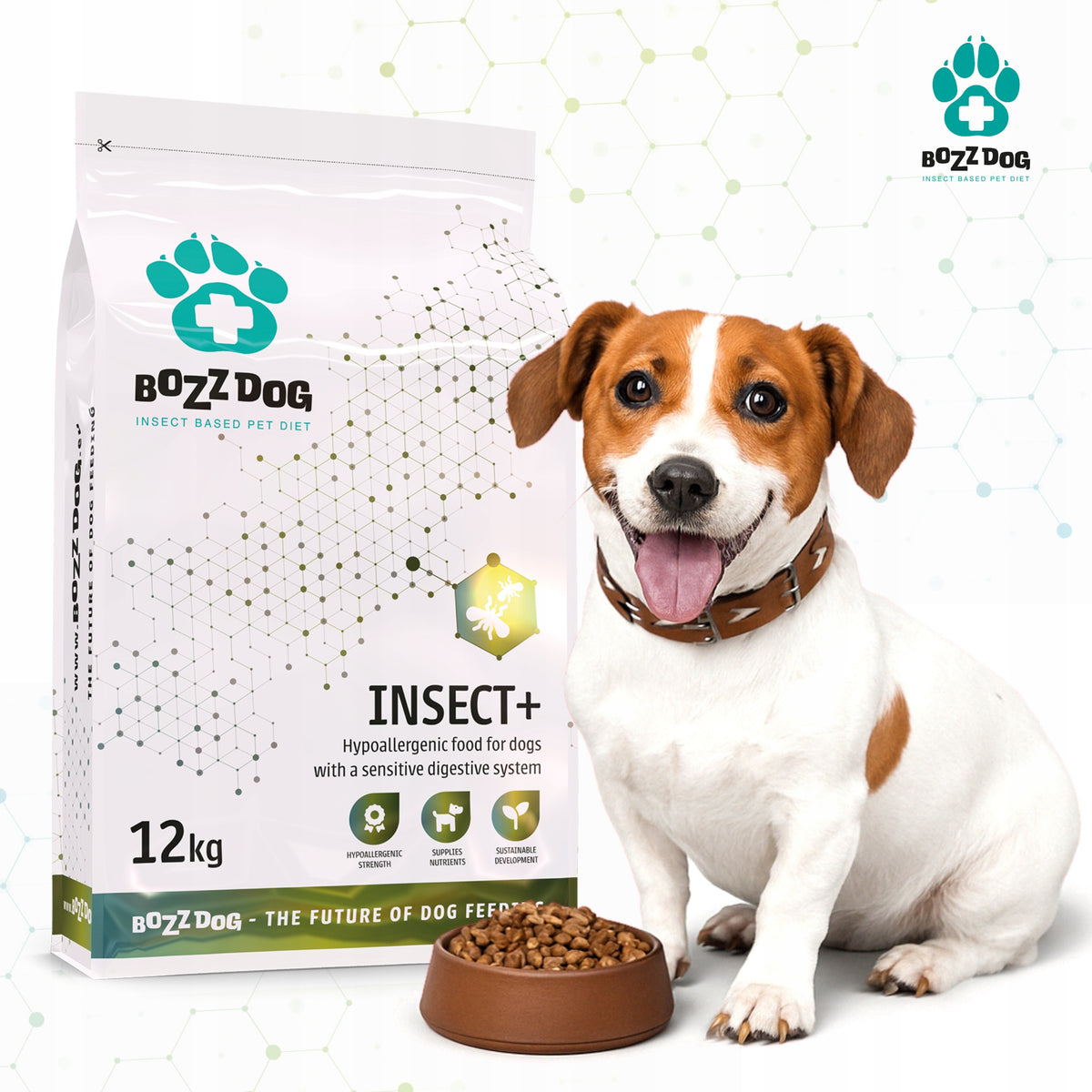 BozzDog Food 12 KG Hypoallergenic Insect+