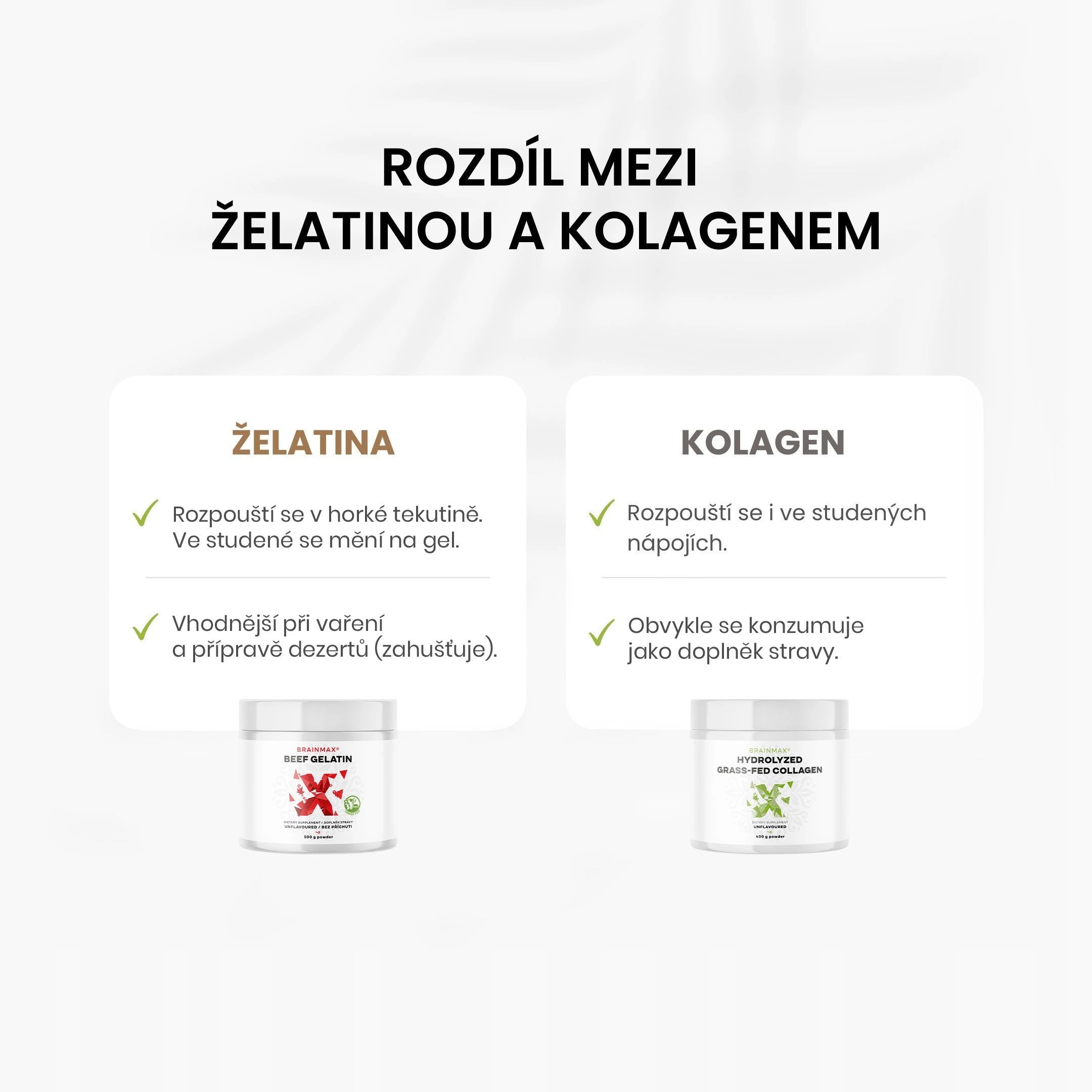 BrainMax Beef Gelatin, Grass-Fed Gelatin, 500 g Brand no brand