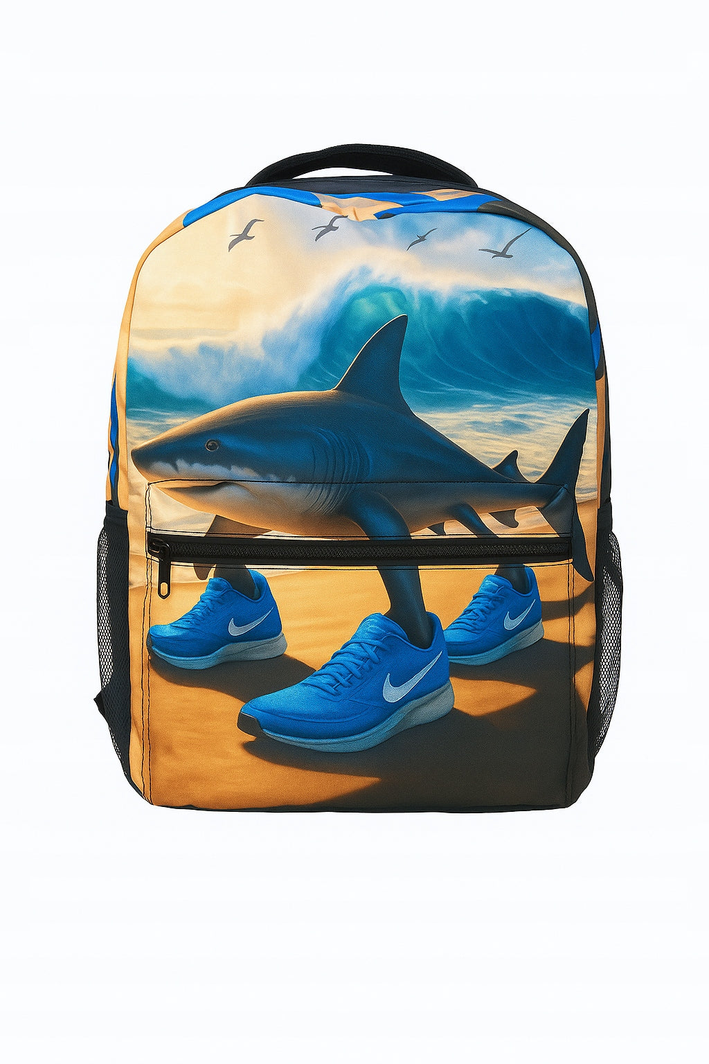 Brainrot Single Compartment School Backpack Multicolored