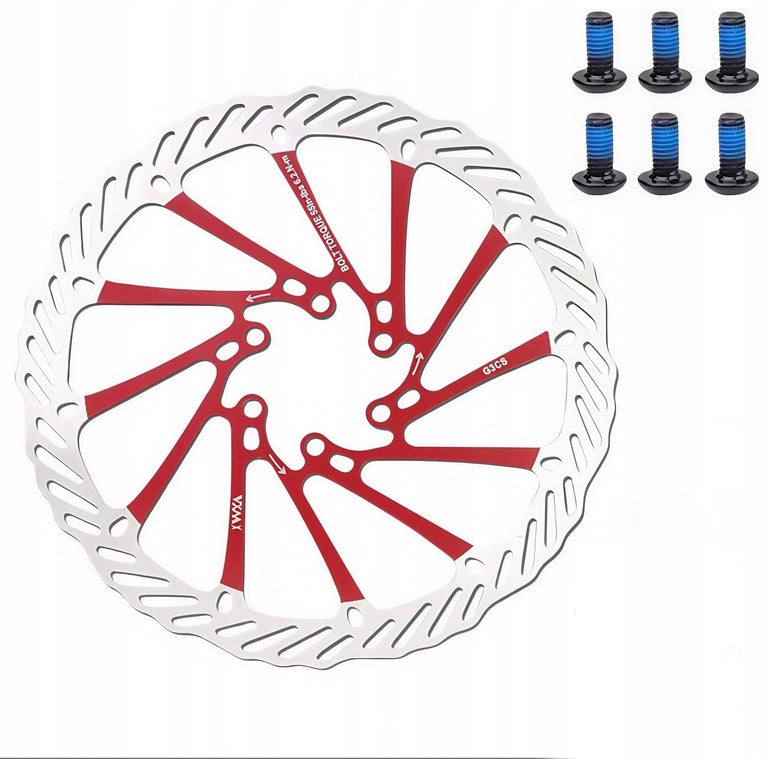 Brake Disc Red G3 Cleansweep 160mm Clark's CD06