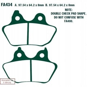 Brake pads EBC Brakes FA434V