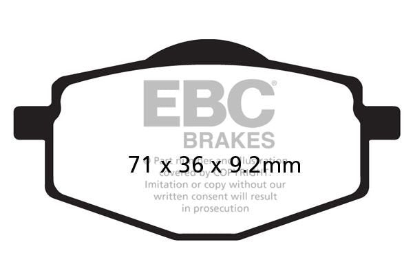 Brake pads EBC FA 101 R (2 pcs.) Brand EBC