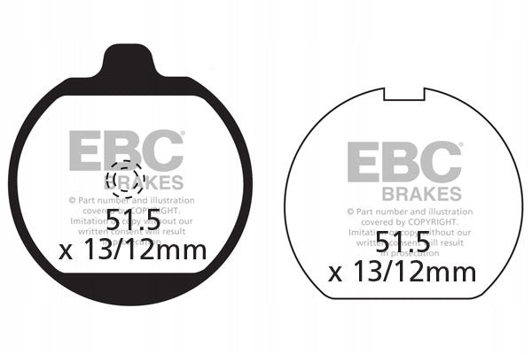 Brake pads EBC FA037 (set for 1 discs)