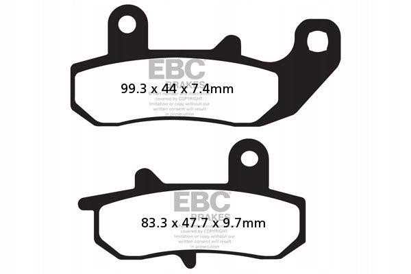 Brake pads EBC FA157R FA157R