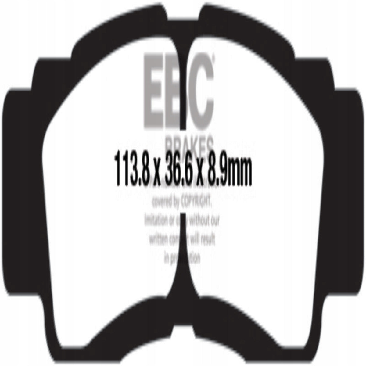Brake pads EBC FA676R FA676R