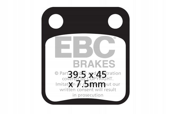 Brake pads EBC SFA054HH SFA054HH