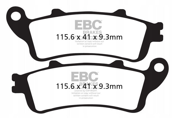 Brake pads EBC SFAC281 carbon scooter (