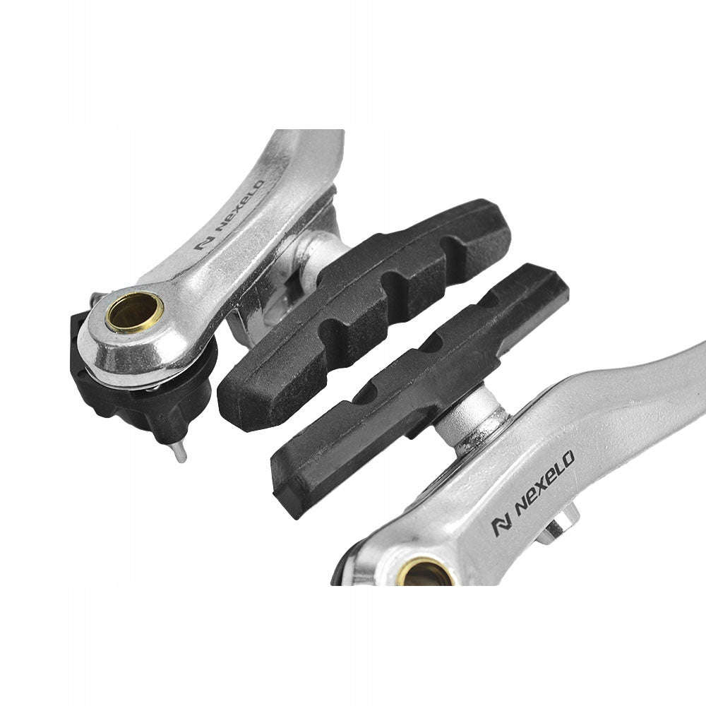 Brake shoes V-Brake set bicycle pads front rear 110mm SET Manufacturer code DV23A SILVER