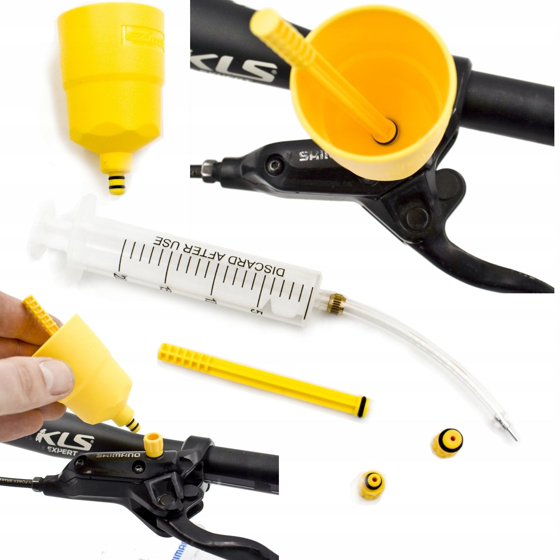 Brake venting kit + SHIMANO oil Model EZMTB_SHIM_OIL