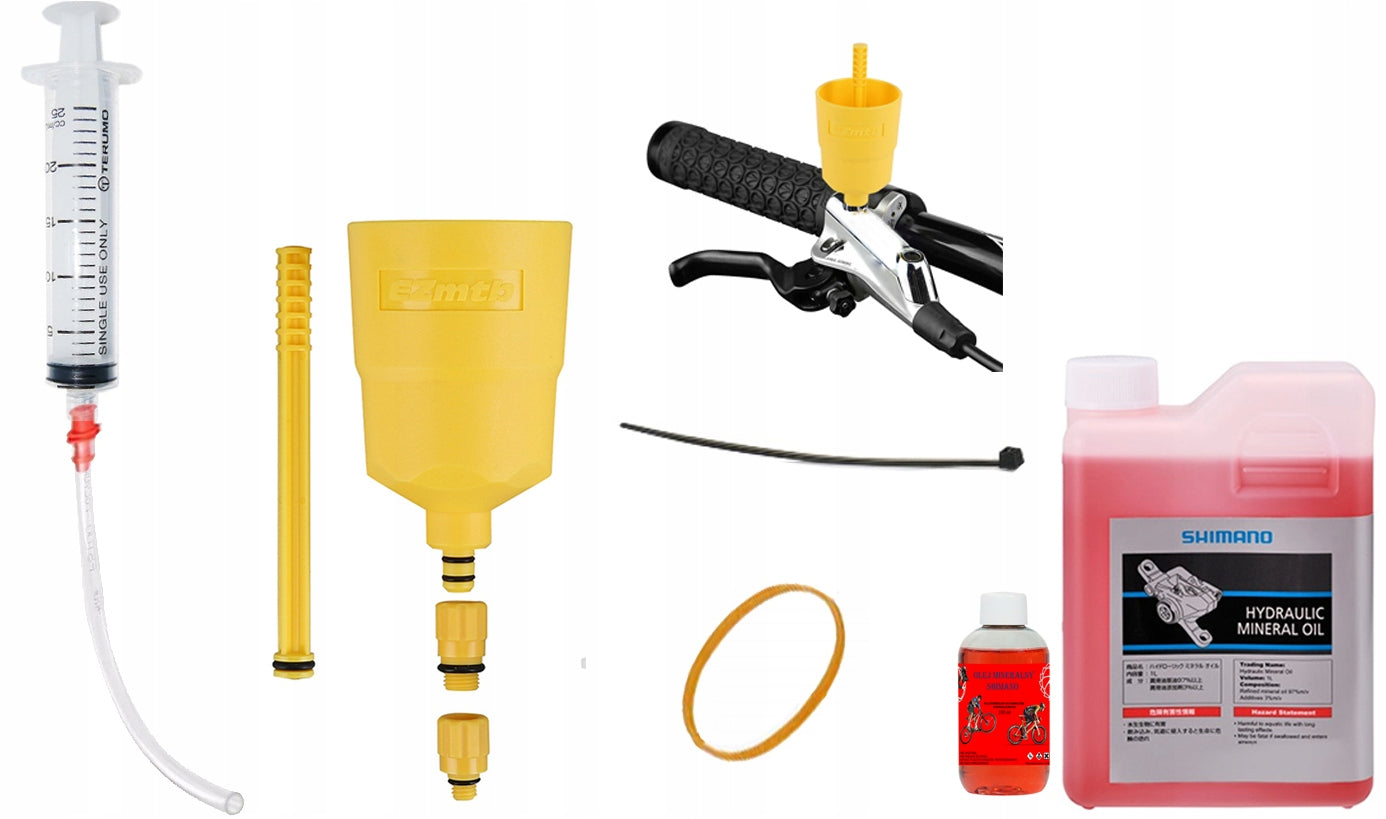 Brake venting kit Shimano + oil 100 ml M5 M7