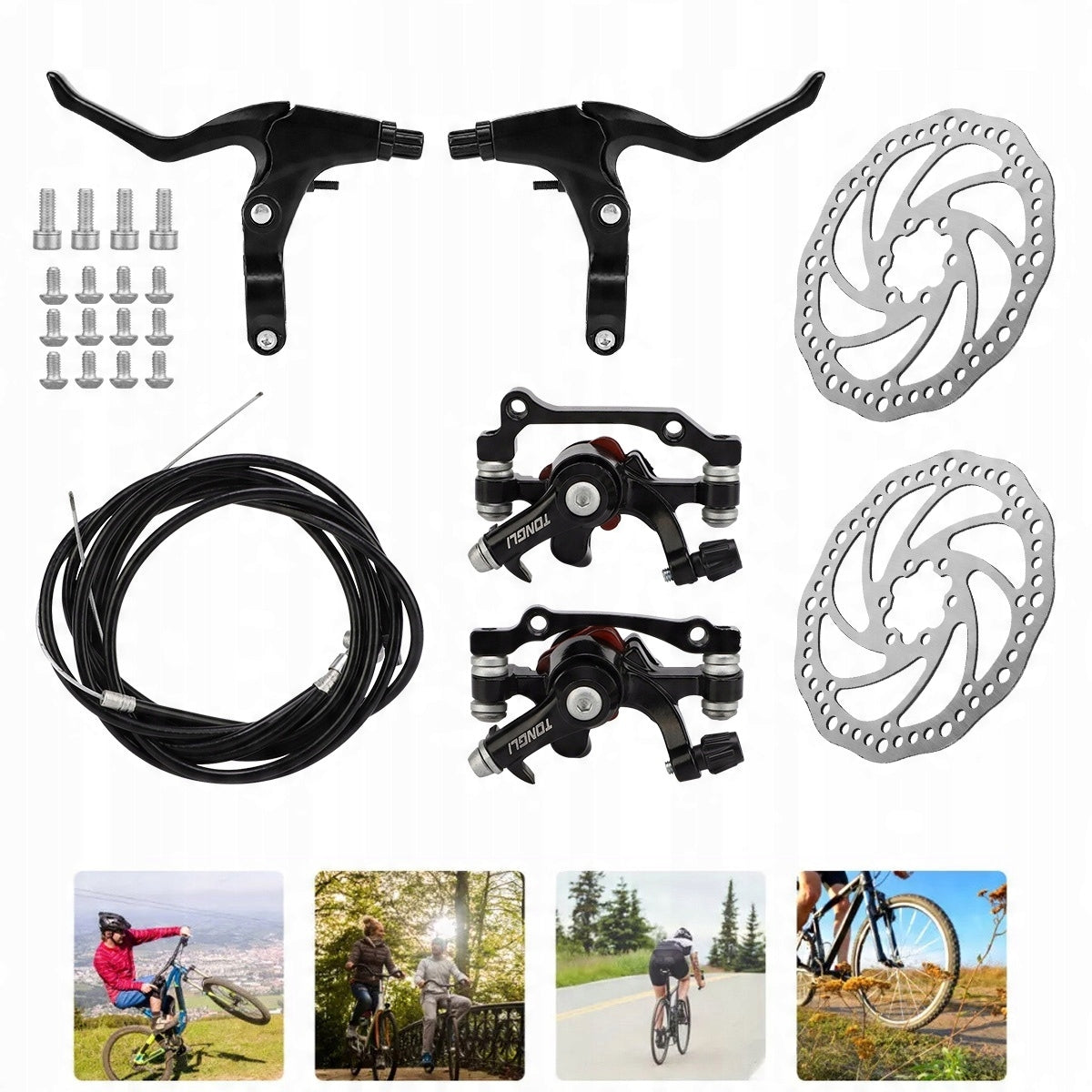 Brakes Front and rear set with discs SET Packaging status original