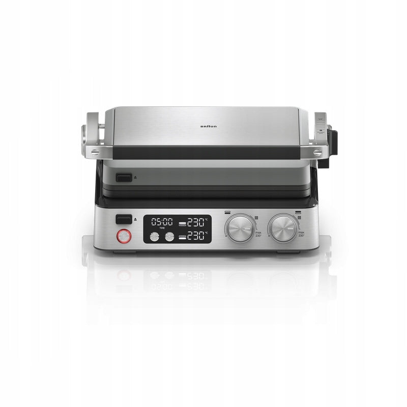 Braun Contact electric grill MultiGrill 7 CG7044 silver/gray 2000 W Power rating 2000 W