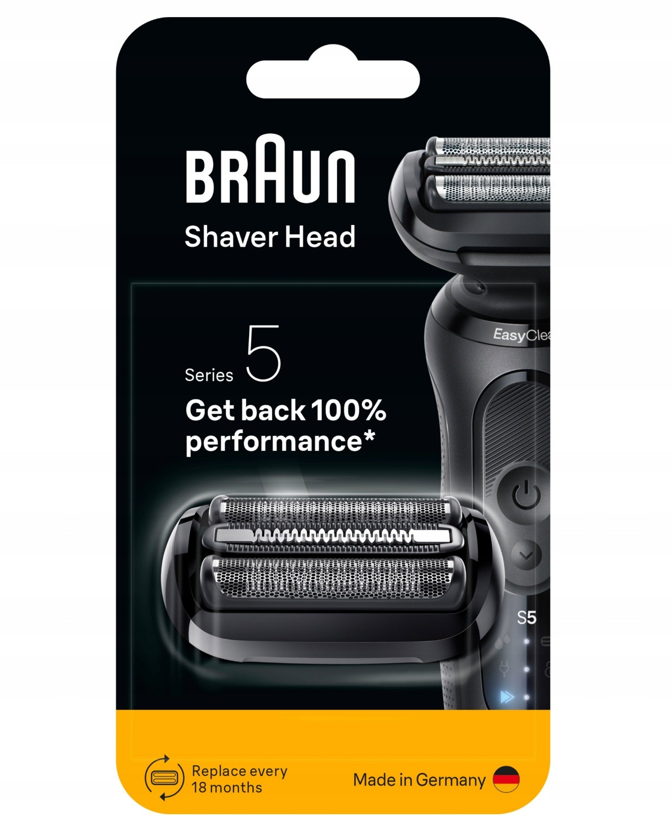 Braun ORIGINAL Replacement Electric Shaver Head Series 5, 54B