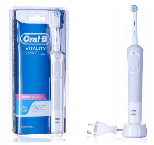 Braun Oral-B Vitality 100 Sensi Ultra Thin grey toothbrush