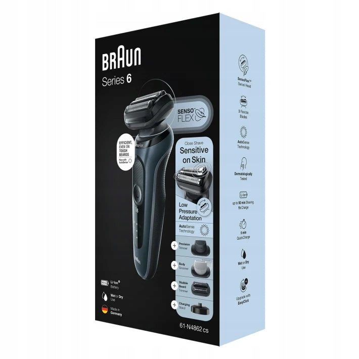 Braun Series 6 61-N4862cs Wet & Dry, cordless shaver Brand Braun