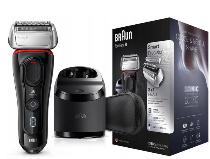 Braun Series 8 Sonic Electric Razor 8360cc