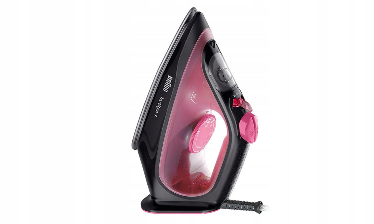 Braun TexStyle 1 Dry and Steam Iron Ceramic Plate 2000 W Black, Purple EAN (GTIN) 8021098000804