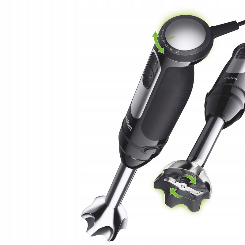 Braun hand blander MultiQuick 5 Pro MQ55.307.M 1000 W, black Power rating 1000 W