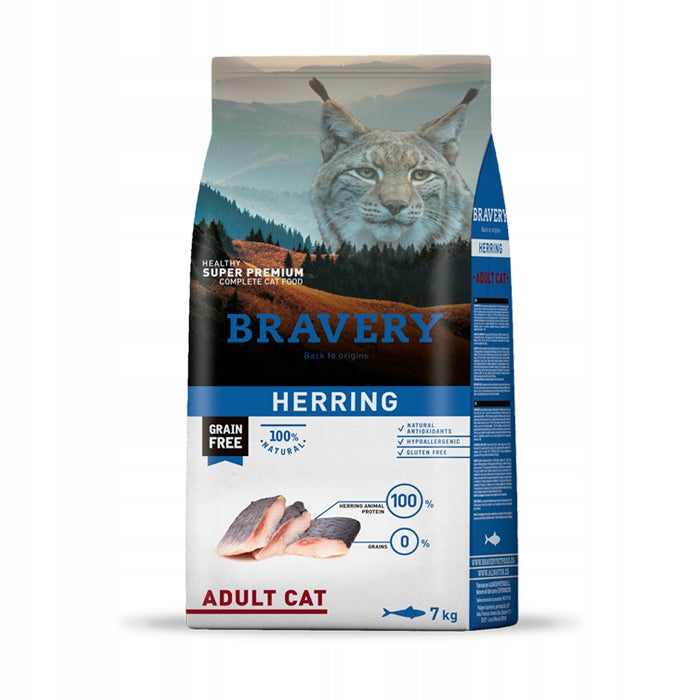 Bravery CAT for sterilized cats HERRING 7 kg