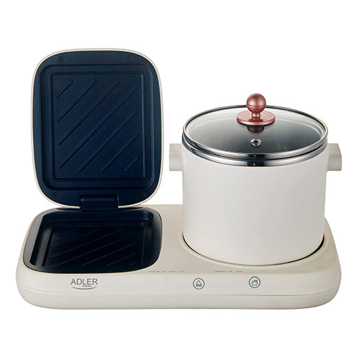 Breakfast Station 2in1 Grill and Cooking Pot Retro Multicooker AD6421 Manufacturer code AD 6421