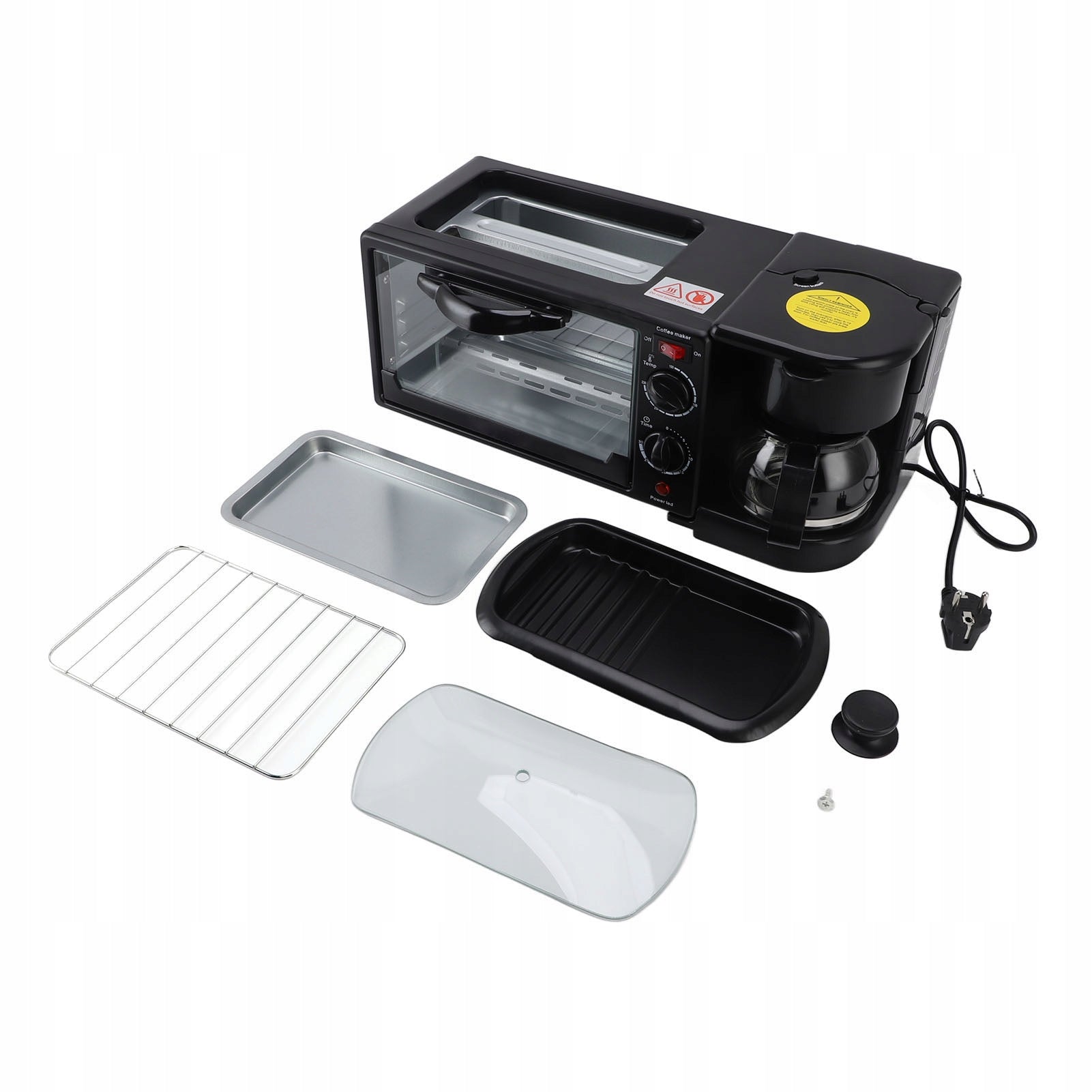 Breakfast Station 3 in 1 1250 W Versatile Breakfast Maker with 5S Brand no brand