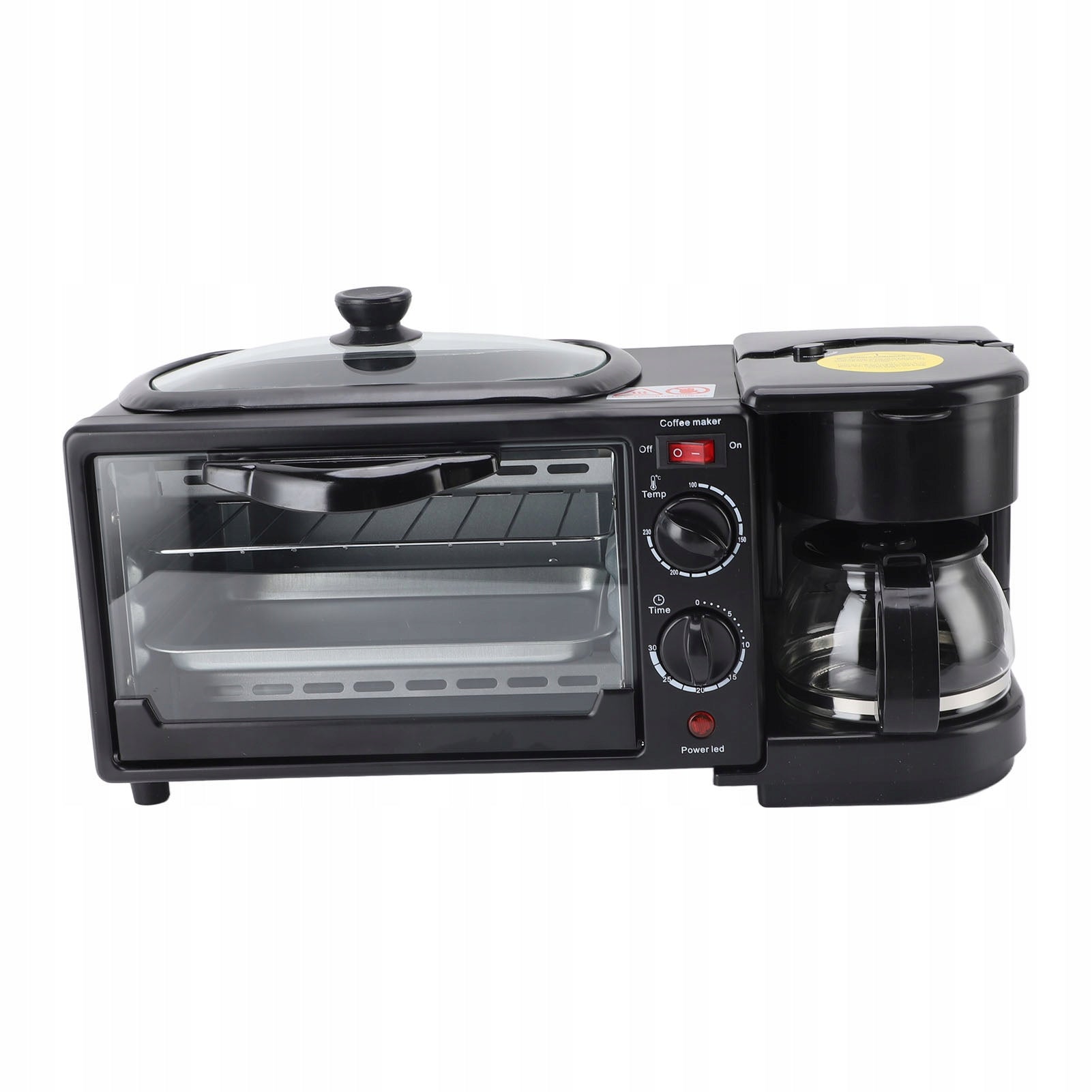 Breakfast Station 3 in 1 1250 W Versatile Breakfast Maker with 5S