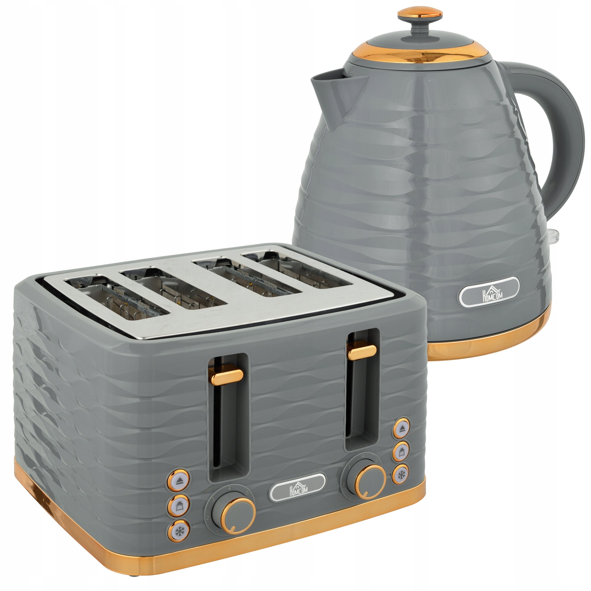 Breakfast set Electric kettle and toaster 1.7L 3000 W
