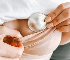 Breast Cover Silverette M + rings, silver overlays 925 Medical device yes