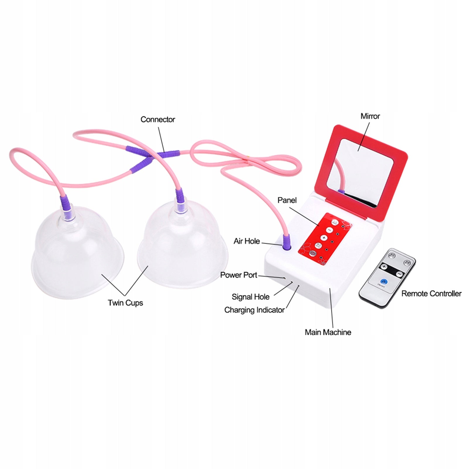 Breast Enhancer Bust Electric Vacuum Cups