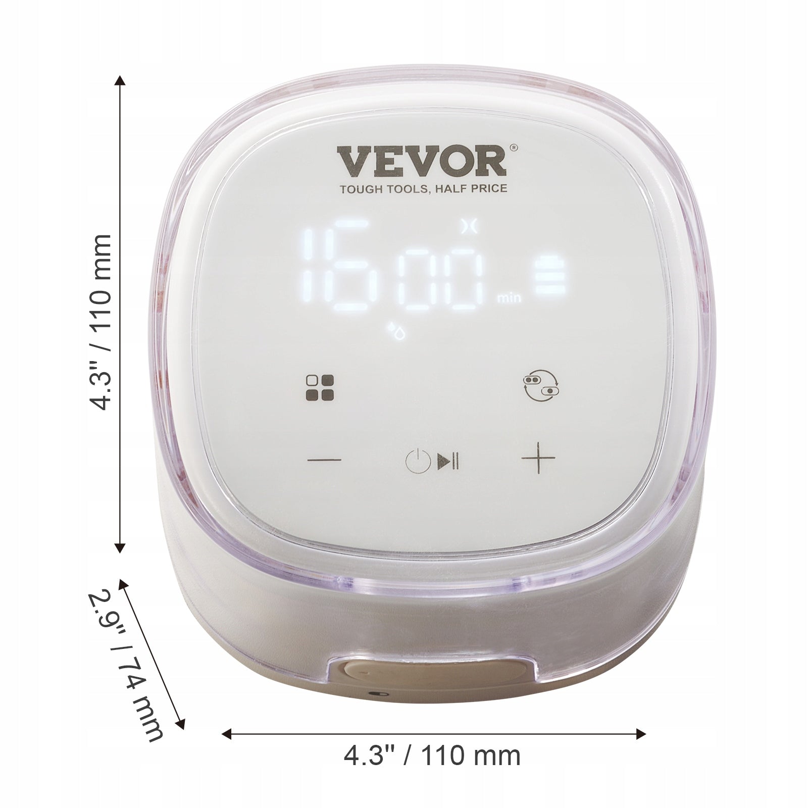 Breast Pump Double Electric Breast Pumps 4 Mode & 16 Level 300mmHg Suction Medical device no