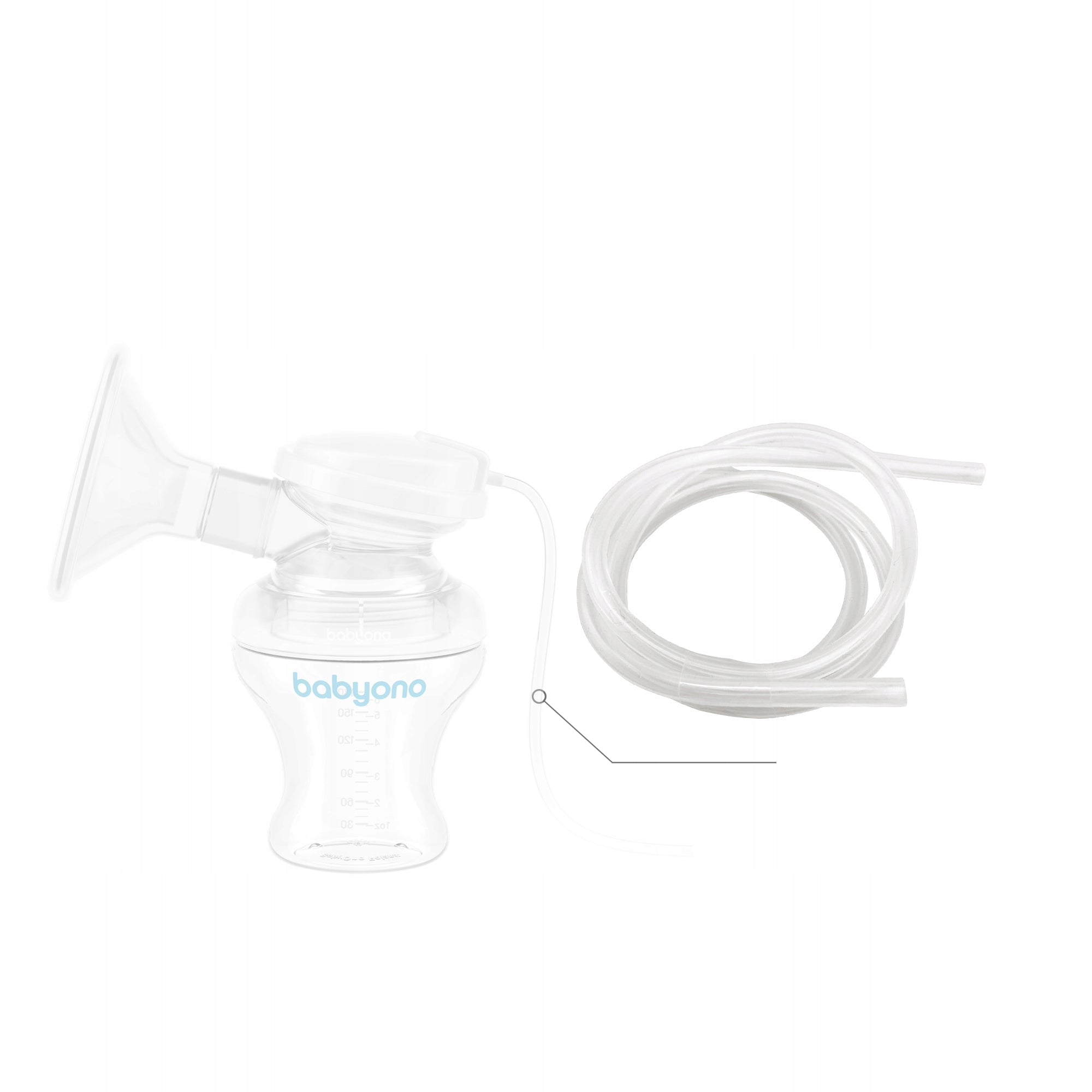 Breast pump 300 KIT II spare parts set silicone tube Babyono Medical device no