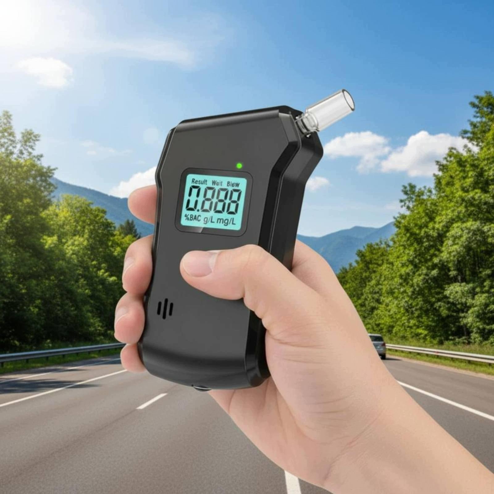 Breath Analyzer Quick Results Portable BAC Analyzer Sound Mr997 English Medical device no