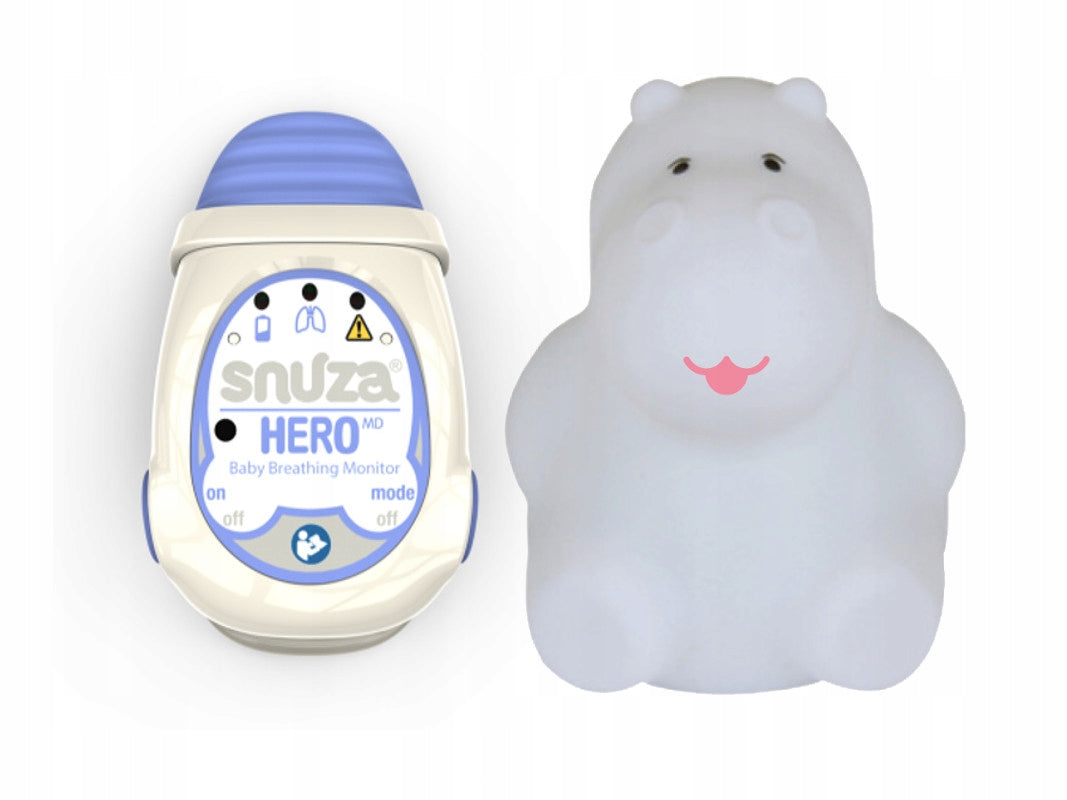 Breath Monitor SNUZA HERO MD + Hipcio MIA LED Night Light for Baby