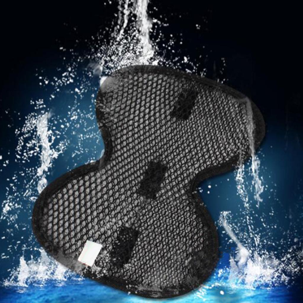Breathable 3D Motorcycle Liner Interior Center Pad Cushion Black Packaging status original
