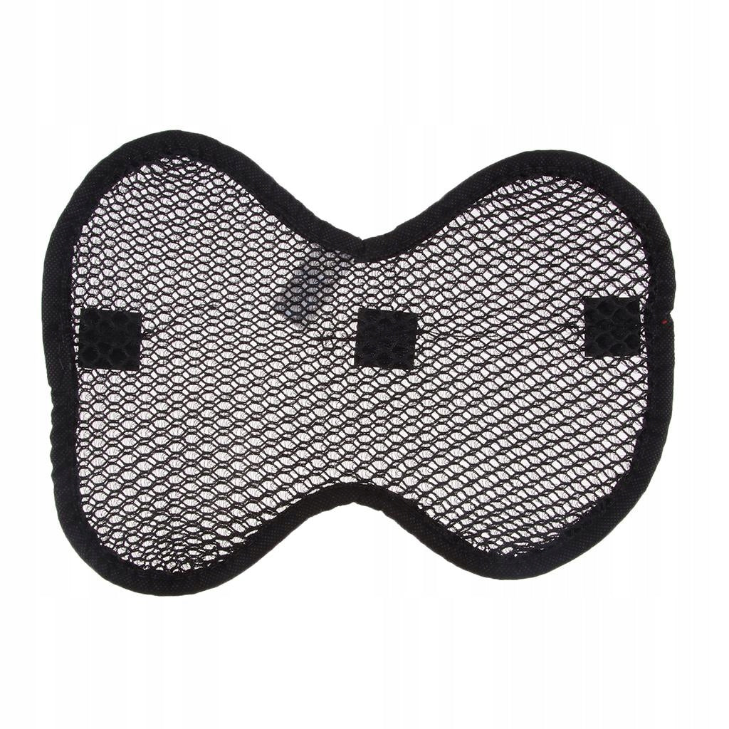 Breathable 3D Motorcycle Liner Interior Center Pad Cushion Black