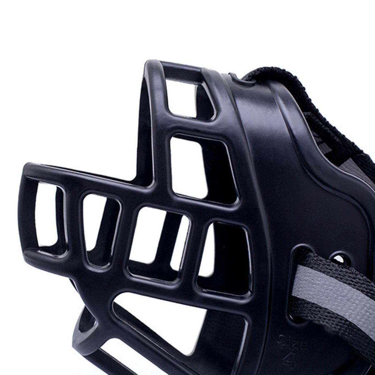 Breathable Basket Muzzle Adjustable Straps Softness Prevent reflective 1 Packaging status original