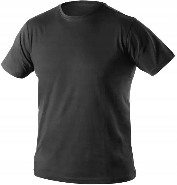 Breathable Men's Black T-Shirt Men's 100% COTTON r. L
